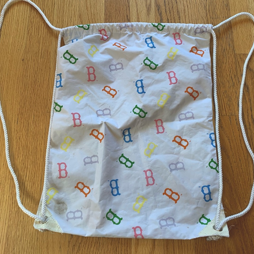 Boston Red Sox cinch sack backpack drawstring bag